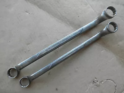 2 Vintage CHROME X QUALITY Box End Wrenches • $7