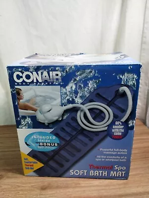 New CONAIR Body Benefits THERMAL SPA BATHTUB Soft Bath Mat MASSAGER • $55