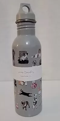 Vera Bradley DOG SHOW Stainless Steel Water Bottle  25 Oz New • $18.99