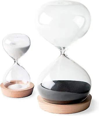 Hourglass Sand Timer 30 Minute & 5 Minute Timer Set Improve Productivity Achieve • $99.99