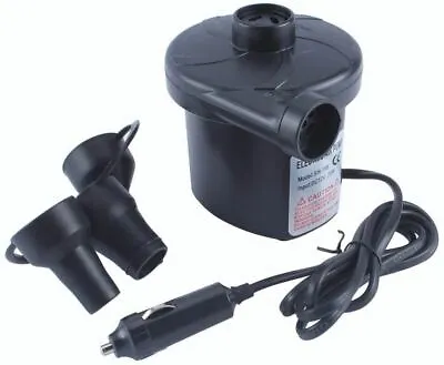 2 In1 12v/240v Electric Air Inflator Camping Airbed Pump Pool Deflator Mains • £9.95