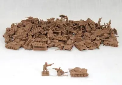 Lot Of U.S. Soldiers Cannons & Tanks - Plastic Miniature Wargame Game Pieces • $20.03