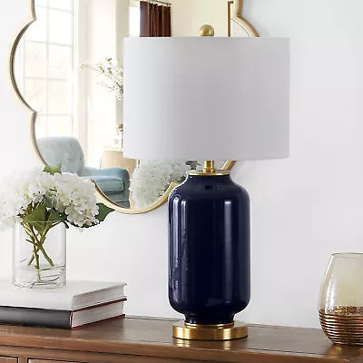 SAFAVIEH Amaia 26.5  Table Lamp | Navy | • $59.68