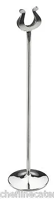 1x Table Number Stand/Number Holder 14  Stainless Steel Banqueting Restaurants • £7.75