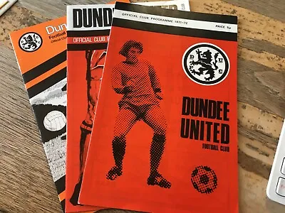 DUNDEE UNITED HOME Programmes 1960s And 1970s Choose From List • £2.99