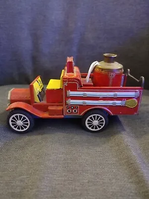 Vintage 1950s-1960s Lithograph/Friction Fire Truck • $100