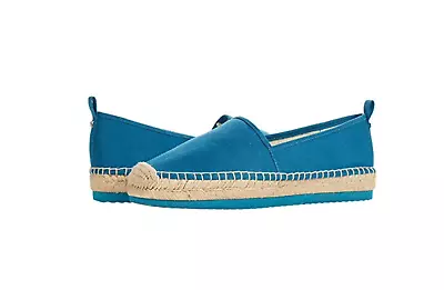 MICHAEL Michael Kors Lenny Espadrille Dark Mountain Blue Women's 9.5M • $42