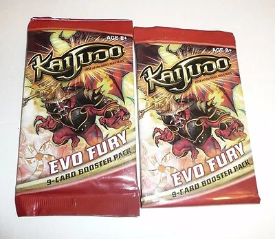 Lot Of 2 KaiJudo Evo Fury Booster Packs Rise Of The Duel Masters Card Game CCG • $6.97