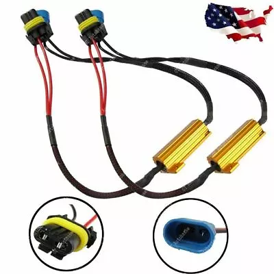 9006 9005 9012 LED Headlight Canbus Error Free Anti Flicker Resistor Canceller • $12.59