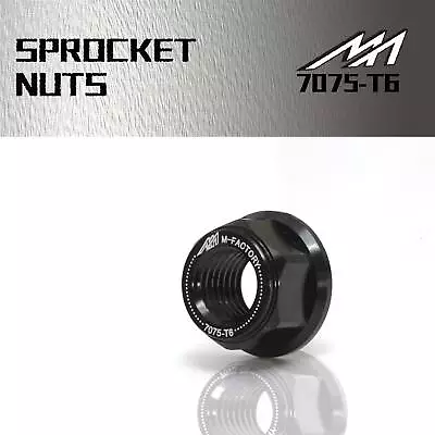 Black CNC Rear Sprocket Nuts  For Kawasaki KR1-KR1S 250 All Years • $38.88