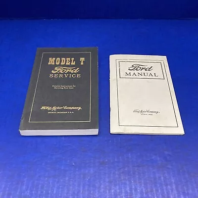 Model T Ford Service Instruction Manual Ford Motor Company With Add. Manual • $47