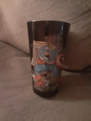 $16.99 • Buy Marvel Comics Captain America Comic Style Drinking Glass 2012