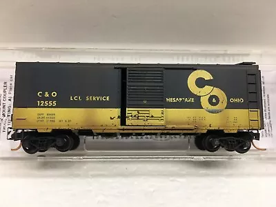 N Scale Micro Trains MTL 020 44 916 C&O 12555 Factory Weathered Box Car • $45