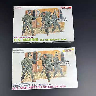 Lot Of 2 Sealed US Marines TET OFFENSIVE 1968 NAM Series 1/35 Scale Model 3305 • $38.95