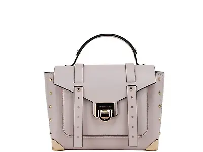 Michael Kors Manhattan Medium Powder Blush Leather Top Handle Satchel Handbag • $263.95