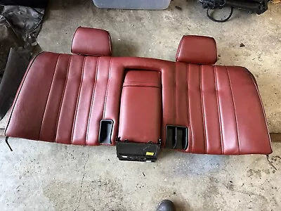 BMW E30 325i 318i Is Rear Seat Upper Cardinal Red Arm Rest Pass Through Ski • $325