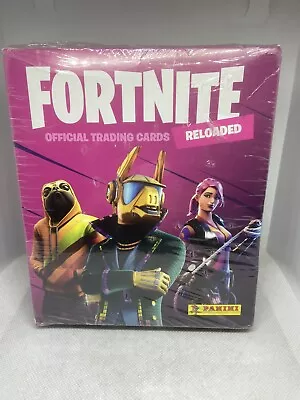 Panini Fortnite Reloaded Mega Box Sealed (12 Packs + 4 Holo Cards ) • $52.99