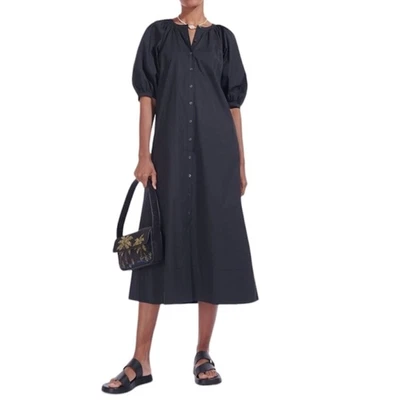 $85 • Buy Staud Black Vincent Shirt Dress Size Small