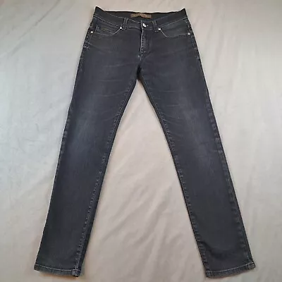 ZARA MAN Jeans Size 30 Black Denim Skinny Leg Mid Rise Men's 29  Inseam • $16.95