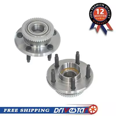 Set: 2 FRONT Wheel Hubs & Bearings Left/Right For Ford Mustang Avanti II W/ ABS • $63.75