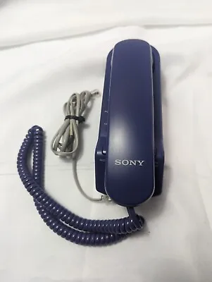 Vintage Sony Purple Corded Landline Telephone Model IT-B3 — Great Condition! • $16