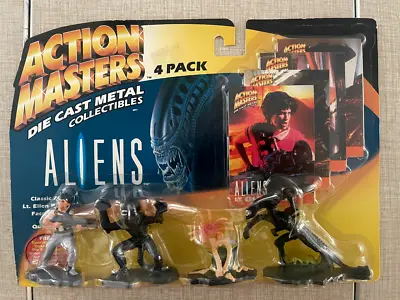 ALIENS Action Masters 4 Pack W/Trading Cards Mint On Excellent Card! Kenner 1994 • $20