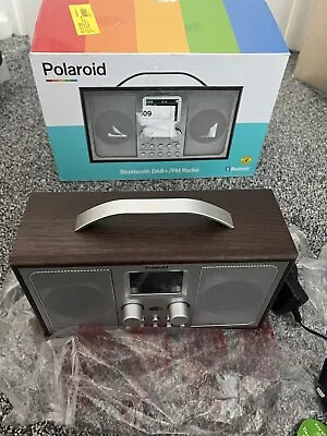 £11.99 • Buy Polaroid Retro Wooden Stereo DAB+ FM Bluetooth Radio