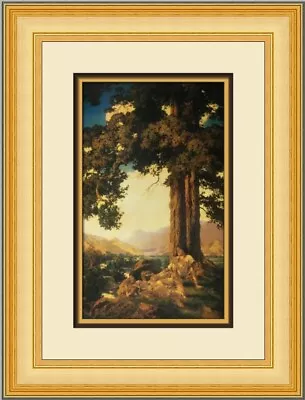 Maxfield Parrish Hilltop Custom Framed Print FREE SHIPPING • $125