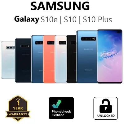 Samsung Galaxy S10 | S10 Plus | S10e - 128GB | 512GB - (Unlocked) - Excellent • $219.95