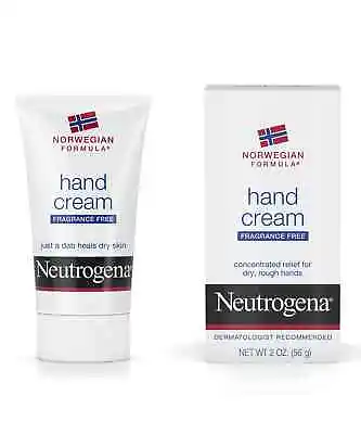 Neutrogena Norwegian Formula Fragranced Free Hand Cream Dry Chapped Hands 56g • $18.95