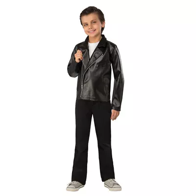 Boys T-Bird Jacket Grease Costume Size Medium 8-10 • $39.95