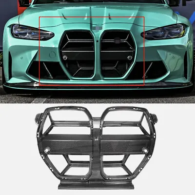 Carbon Fiber Front Grille CSL Style Bumper Grill For BMW M3 G80 M4 G82 G83 21-23 • $229.98