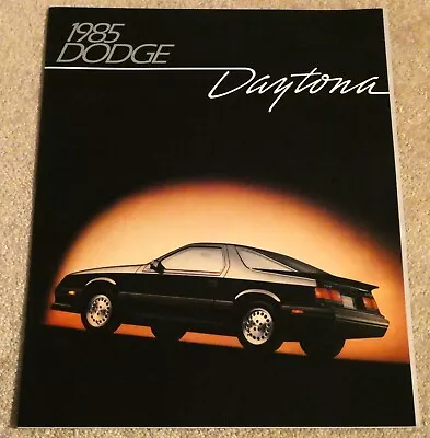 Original Dodge Daytona 1985 Dealer Sales Brochure Turbo Z Coupe 5/50 12  X 10  • $9.99