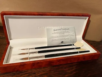 Daler Rowney Diana Kolinsky & Series 40 Sable Brush Set In Presentation Box • £99