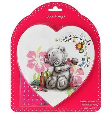 Me To You Personalised Name Door Hanger Bedroom Heart Wall Plaque • £5.99