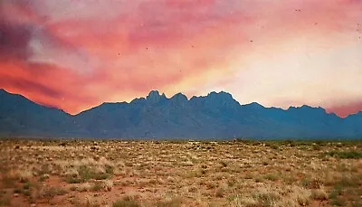 Sunset Organ Mountains New Mexico 1966 --POSTCARD • $4.99