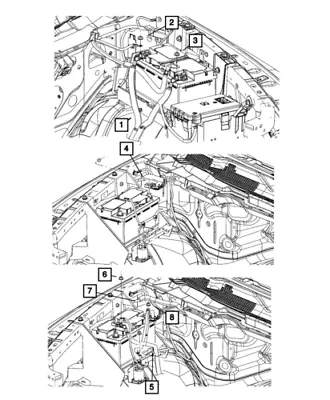 MOPAR Battery Positive Wiring 5148506AC • $83.68