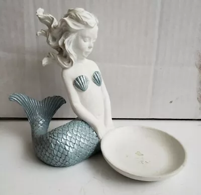 Mermaid Tea Candle Holder & Statue • $9