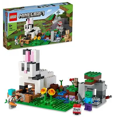 £28.49 • Buy LEGO Minecraft The Rabbit Ranch House With Animals Set 21181