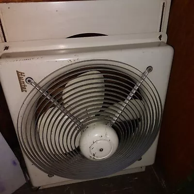 Vintage 1950's Vornado Electric Wall Unit Window Fan 3 Speed Model B30W1-1 Gray • $350