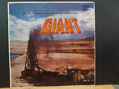 GIANT  Movie Soundtrack  LP  UK  1956   Music Dimitri Tiomkin   James Dean Movie • $25.26