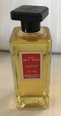 My Sin Eau De Lanvin Perfume 2 Oz Splash Vintage No Box Charles Of The Ritz-Rare • $125