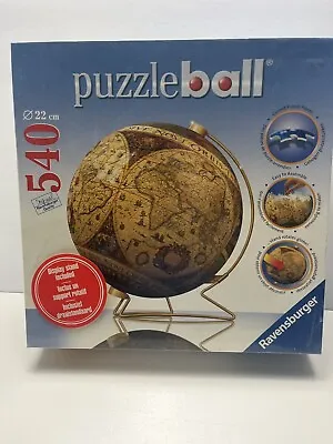 Ravensburger Ancient World Globe 540 Pcs W/Stand 3D Jigsaw Puzzle Ball #11 125 1 • $36.99