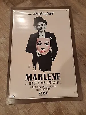 Marlene Original Movie Poster  Rolled 1984 Marlene Dietrich 27x40 • $18