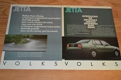 ★1986 Vw Jetta Original Vintage Advertisement Print Ad 86 • $9.99