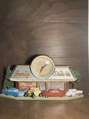 Coca-Cola Family Drive-In Diner Clock Vintage Like Made In The USA Burwood Works • $17.99