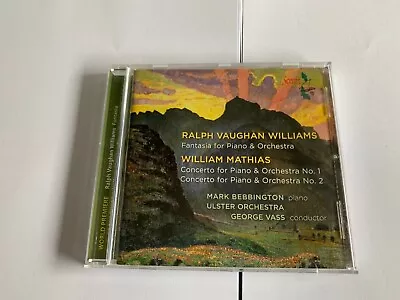 Ralph Vaughan Williams: Fantasy For Piano & Orchestra CD NR MINT ALL ROUND • £9.99