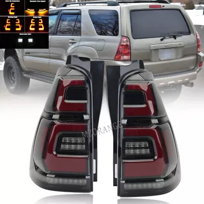 Pair Smoked LED Tail Light Rear Lamp Dynamic Signal For Toyota 4Runner 2003-2009 • $212.36