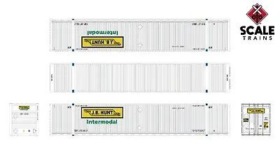 Scale Trains Sxt11653 N Scale J.b. Hunt 53' Cmic Container 3 Pack • $34.95