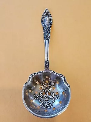 Art Nouveau  Baker Manchester Lady Clare Sterling Pierced Bon Bon Serving Spoon • $44.95